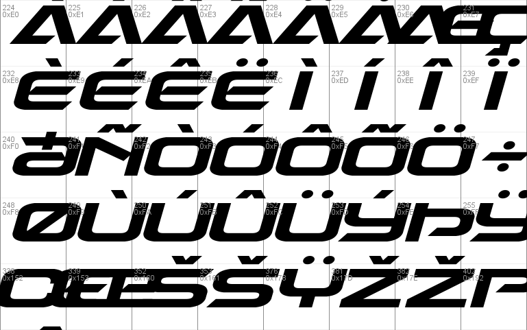 Dameron Expanded Italic