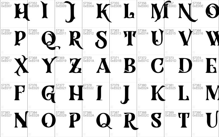 Dracolas Personal Use Windows font - free for Personal