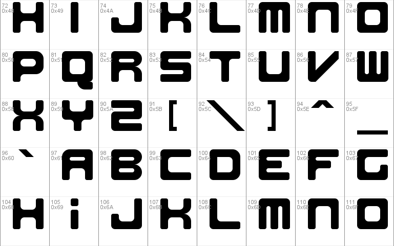 DLE Digital Windows font - free for Personal | Commercial