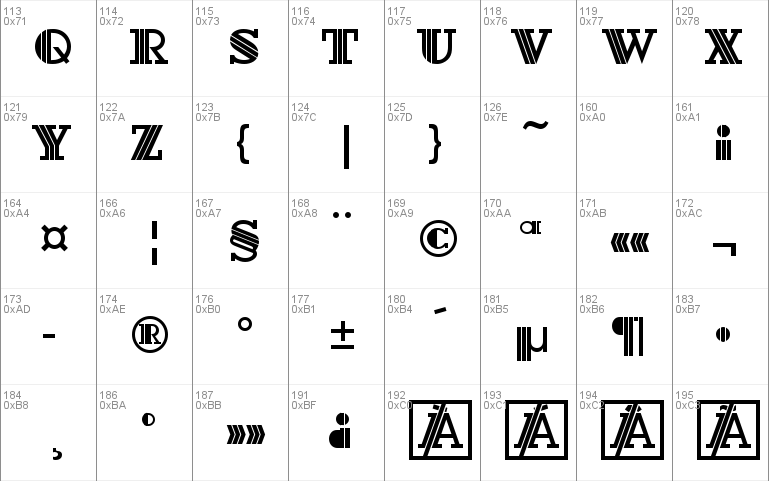 Dextor Becker Initials