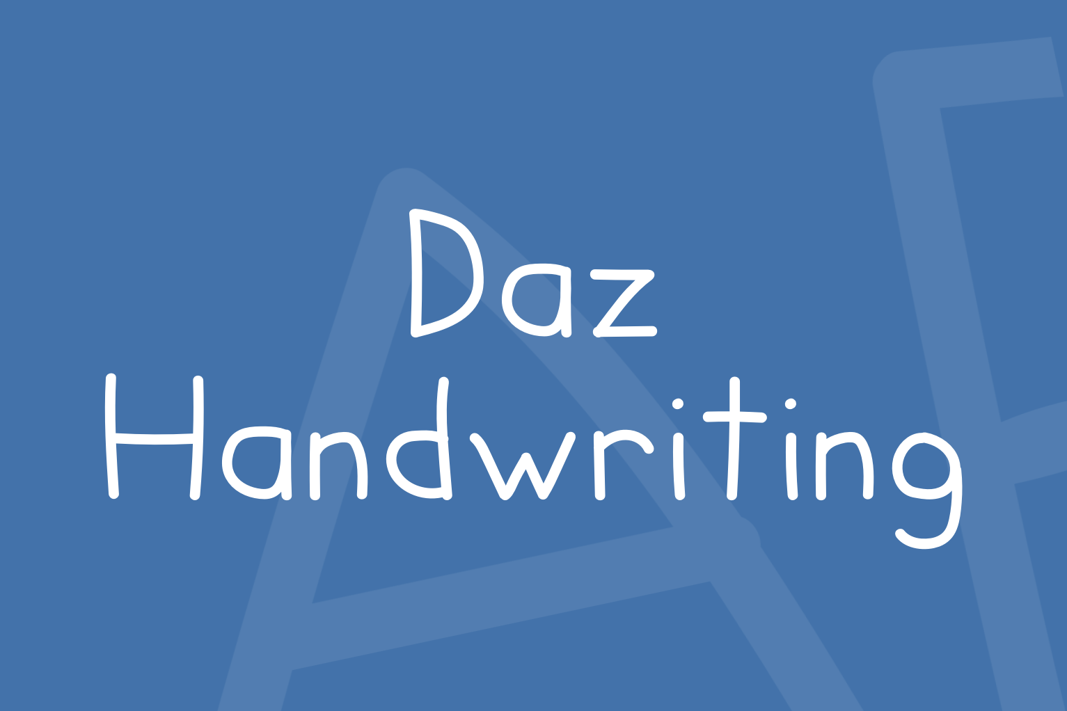 Daz Handwriting