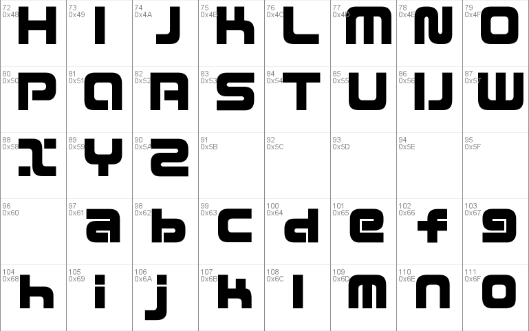 D3 Mouldism Round Alphabet