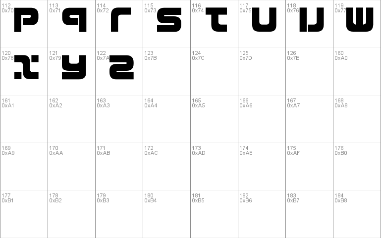 D3 Mouldism Round Alphabet