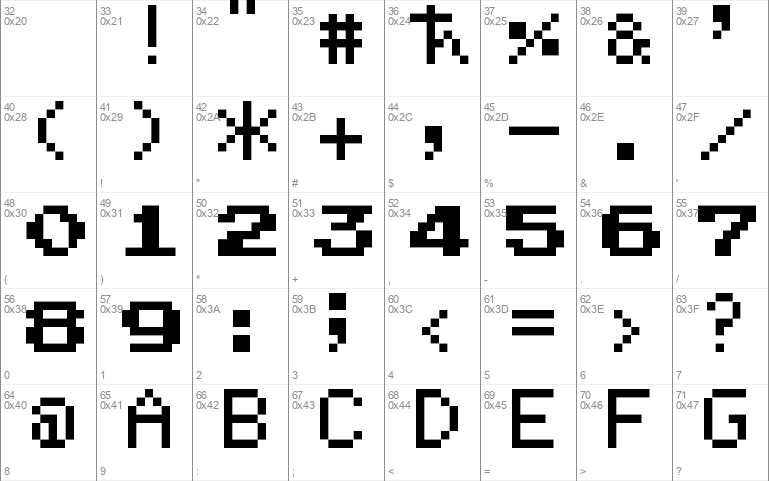 Devil Children GBC English Patch Font