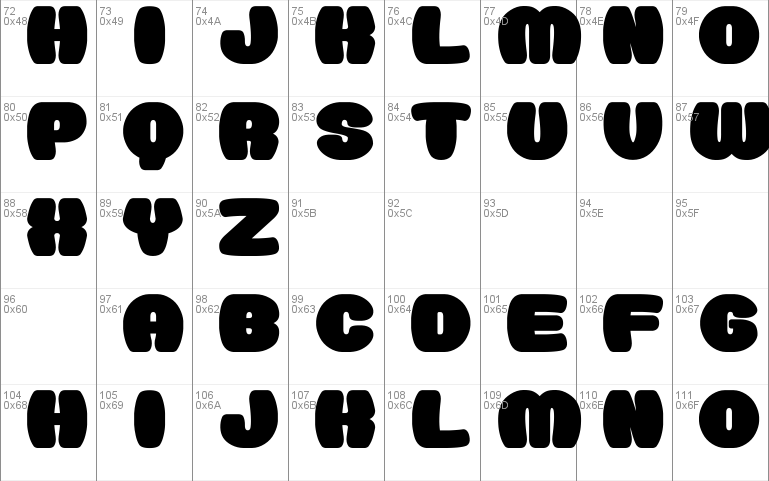 Doughnut Monster__G Font