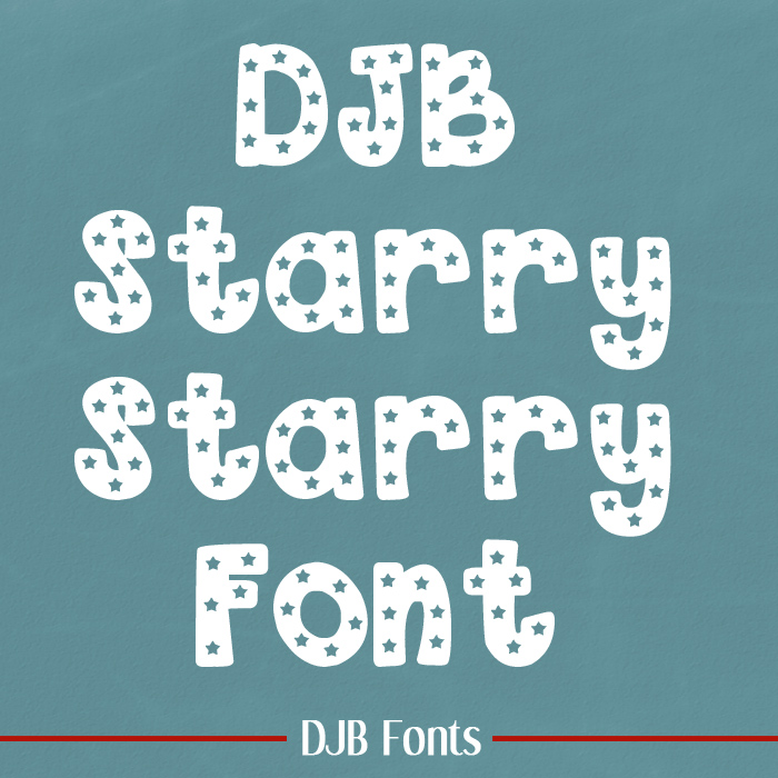 DJB Starry Starry Font