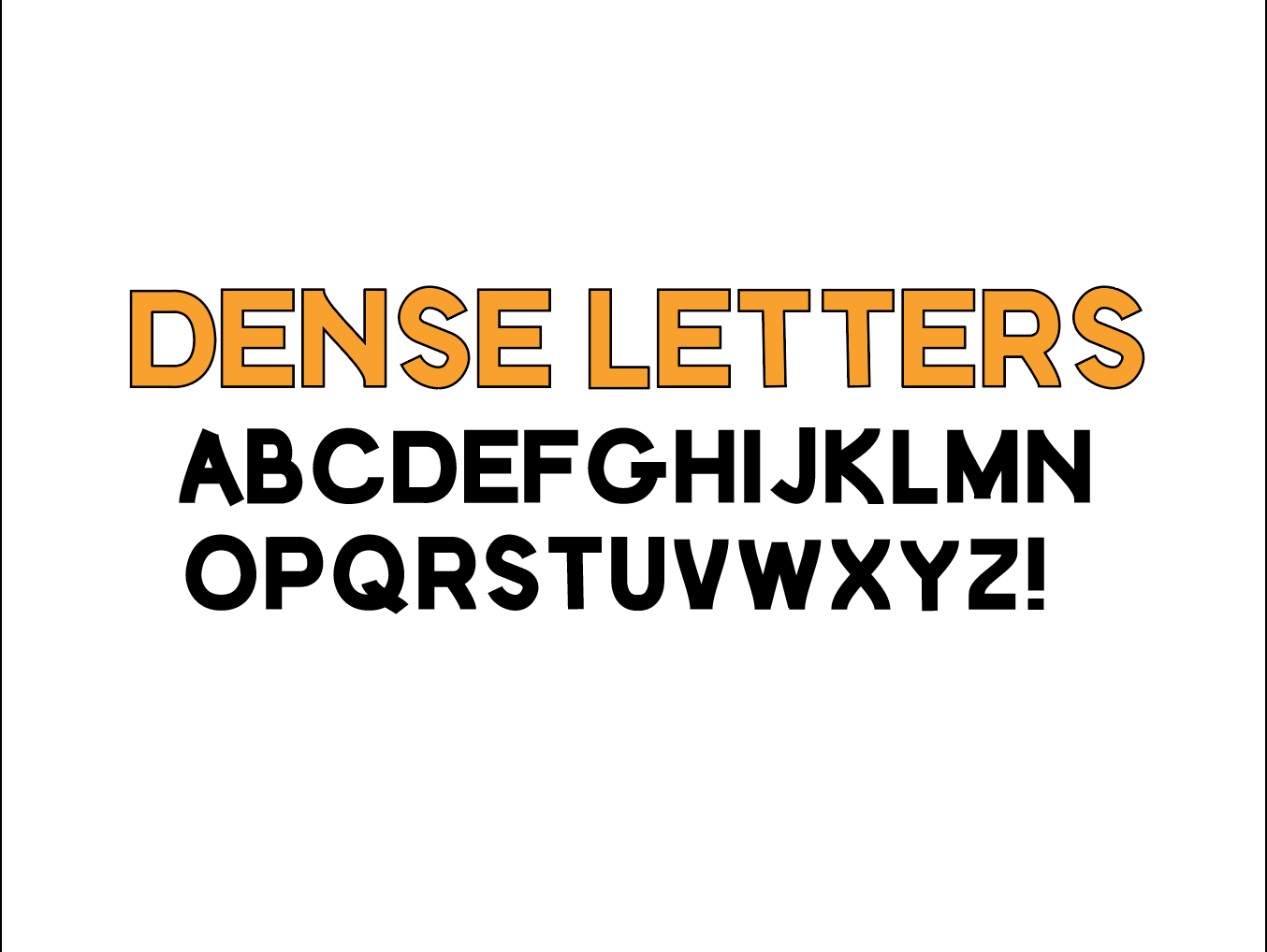 Dense Letters