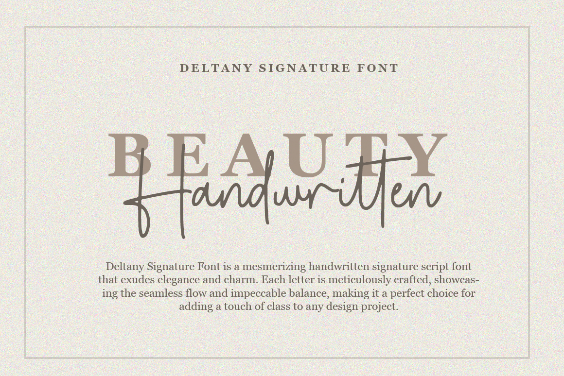 Deltany Signature