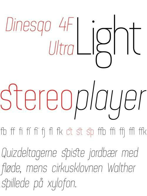 Dinesqo4FUltraLight-Italic