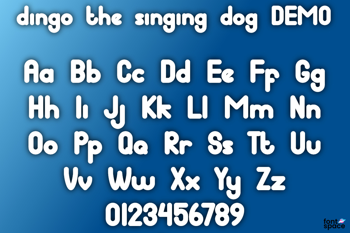 dingo the singing dog DEMO