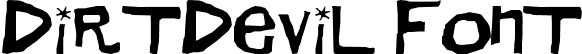 DirtDevil Font