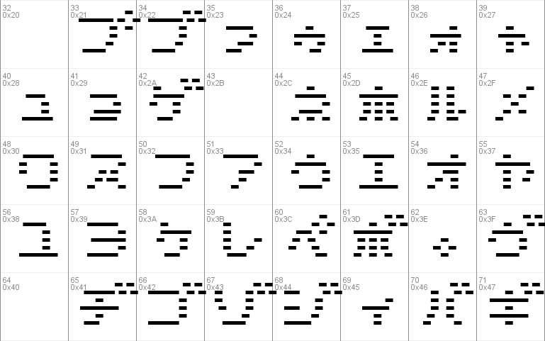 D3 DigiBitMapism Katakana Thin