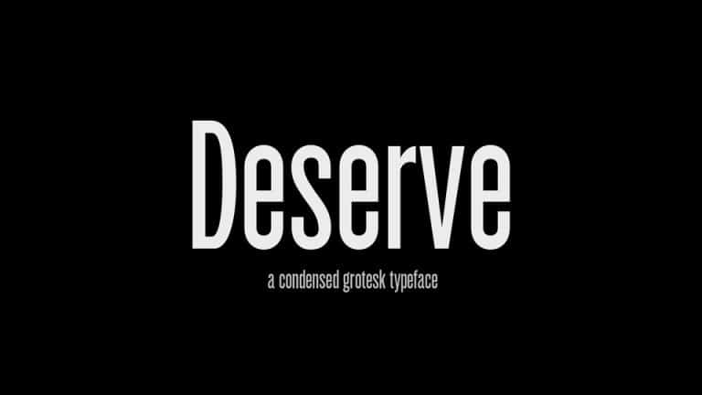 Deserve