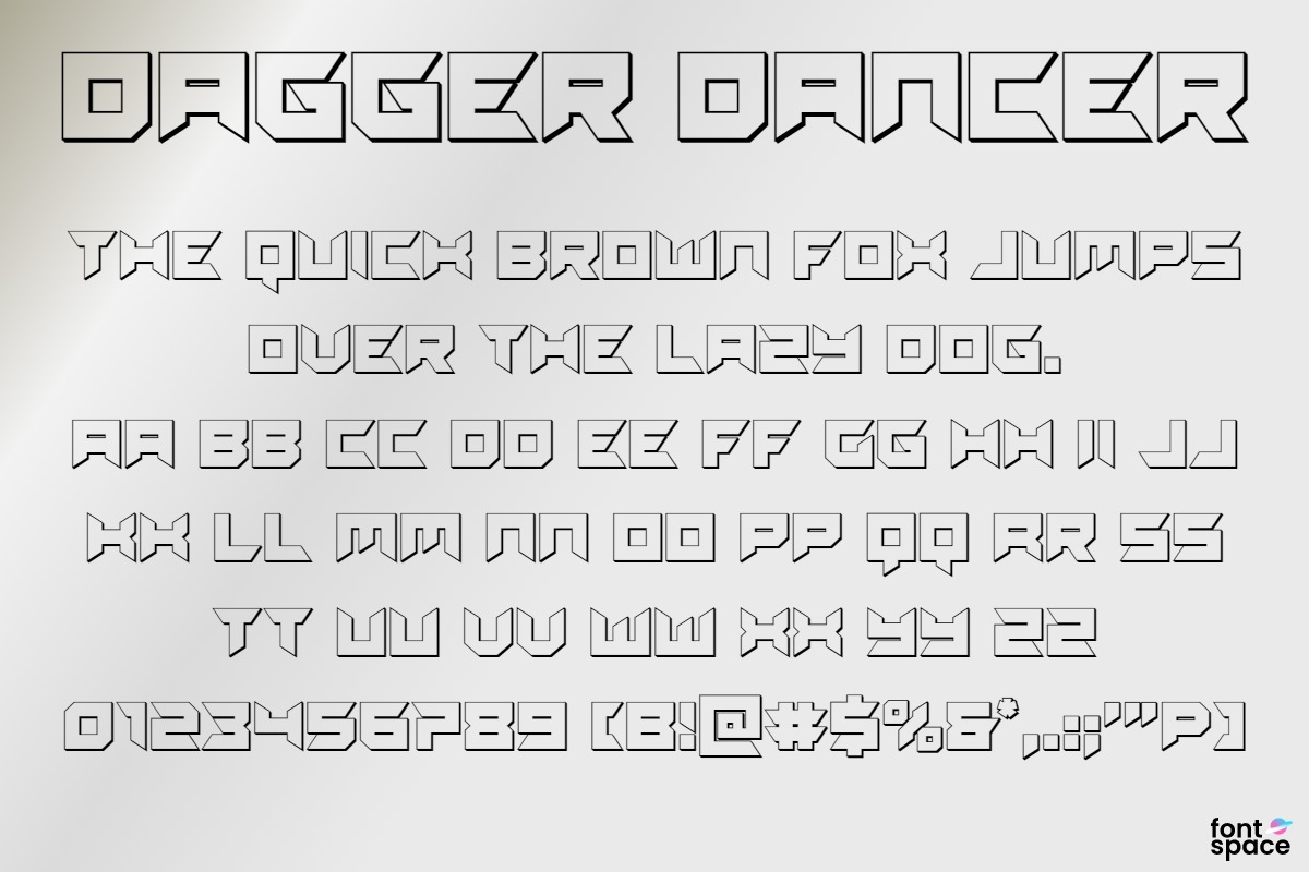 Dagger Dancer Laser Italic