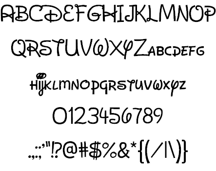 Dan S Disney Font Free For Personal Commercial