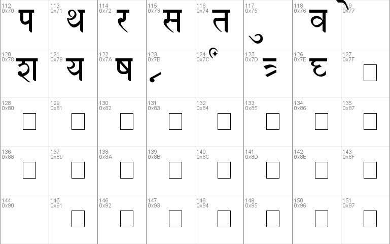 Devanagari Windows font - free for Personal