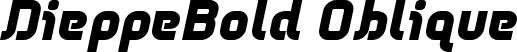 DieppeBold Oblique