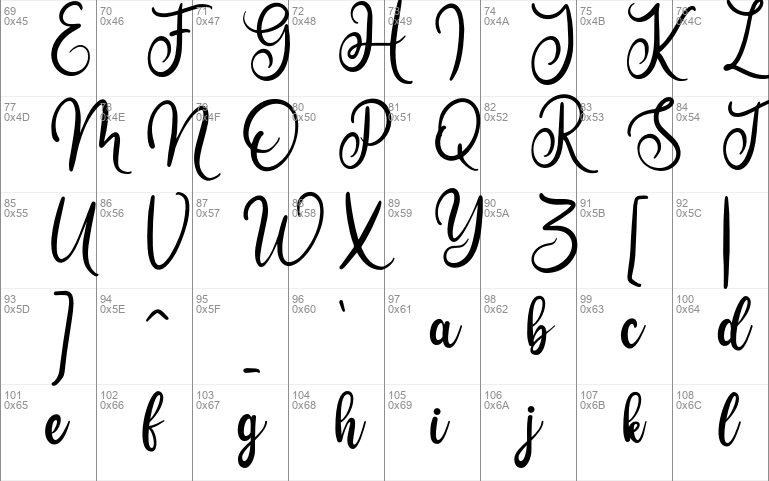 dearheart Windows font - free for Personal