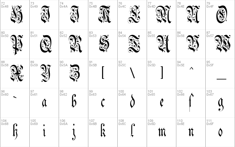 DeutscheGothic Windows font - free for Personal