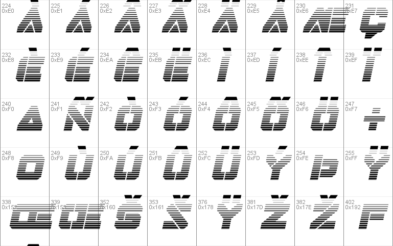 Domino Jack Gradient Italic