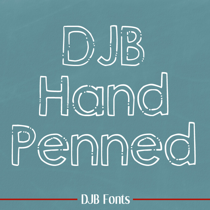 DJB Hand Penned Font