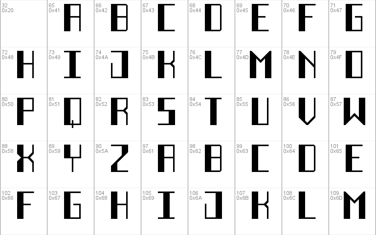 Deco Future Black Regular Font