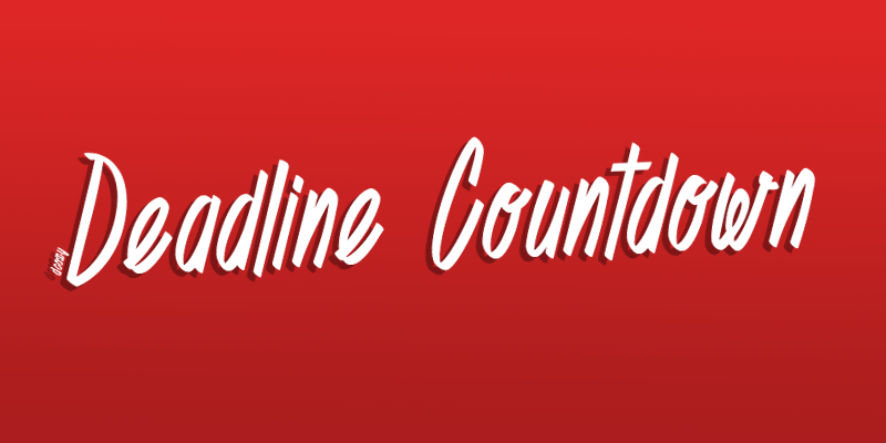 Deadline Countdown_PersonalUseOnly