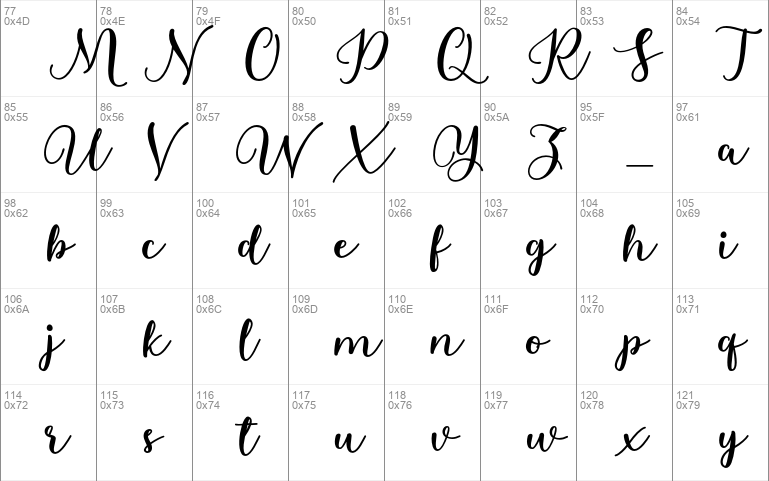 Estafet Letter Script Med