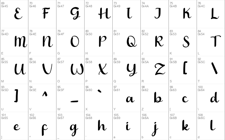 Emberly Windows font - free for Personal