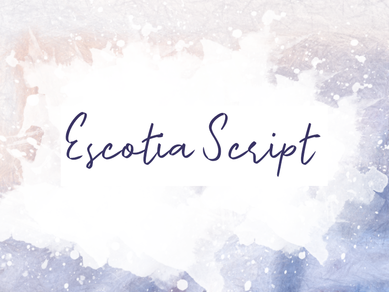 e Escotia Script