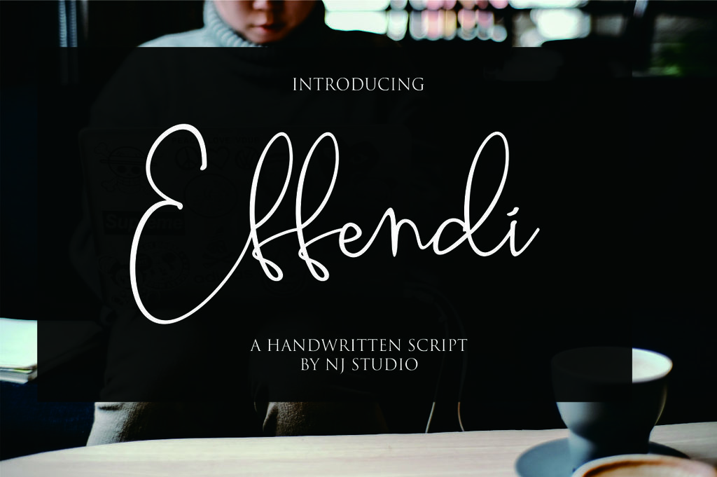 Download Free Effendi Font Free For Personal PSD Mockup Template