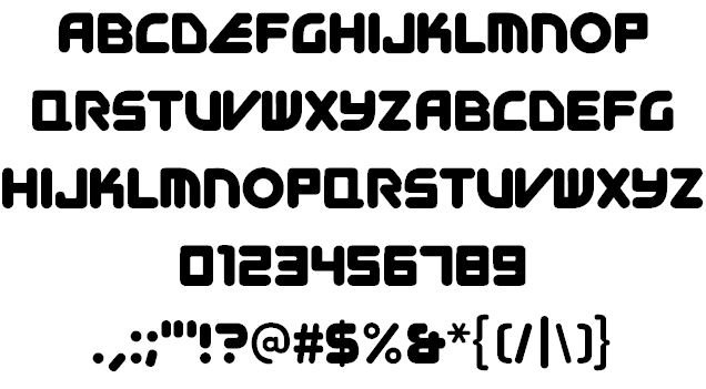 EFour Digital Font