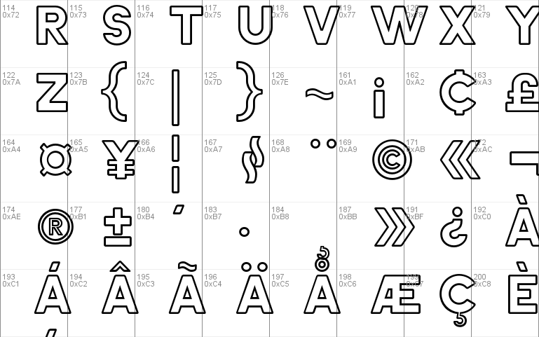 Ephesus extrabold outline