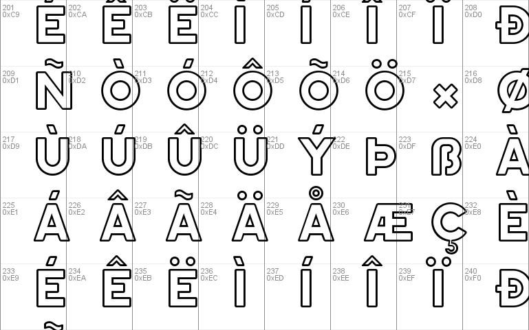 Ephesus extrabold outline