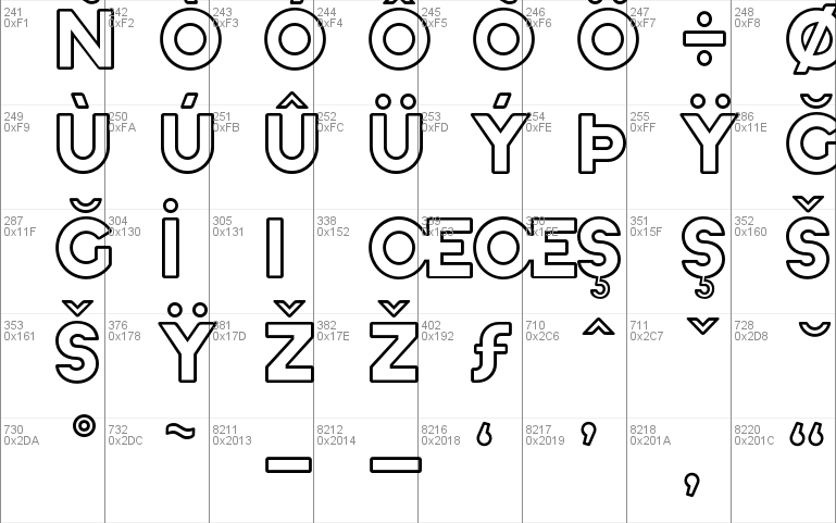 Ephesus extrabold outline