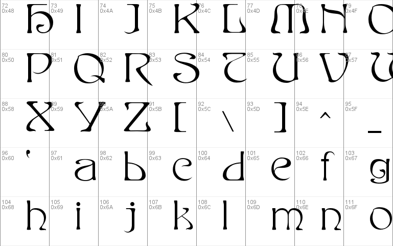 Edda Windows font - free for Personal