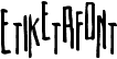 Etiketafont