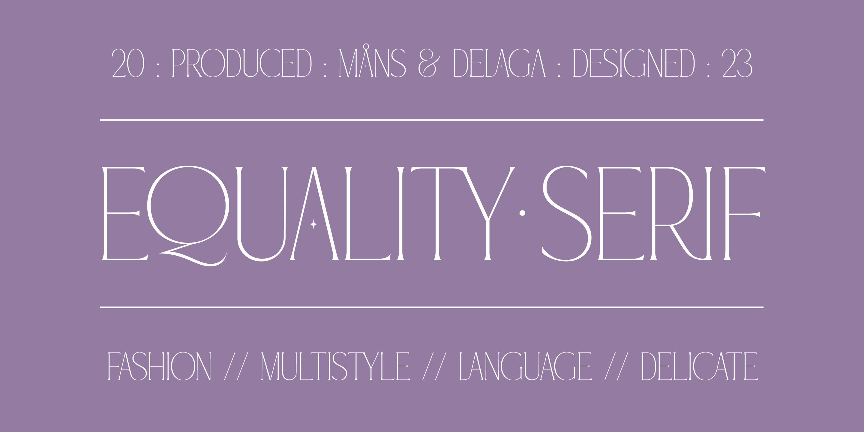 Equality Serif PERSONAL USE