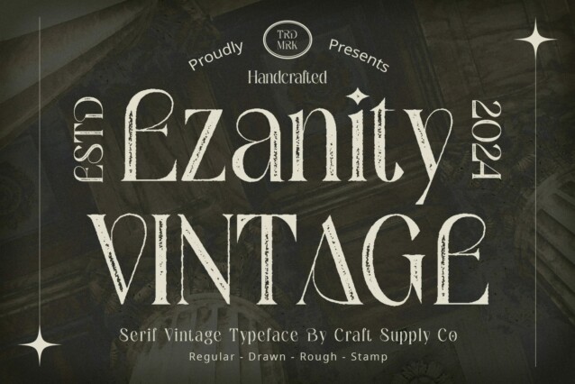 Ezanity Vintage Demo Stamp