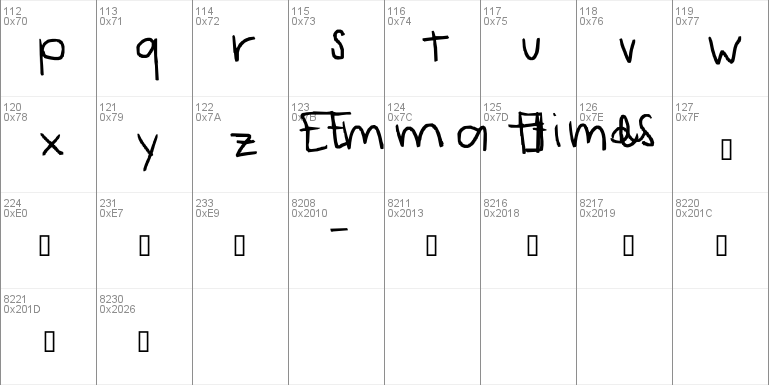 emmahandwriting