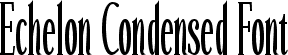 Echelon Condensed Font