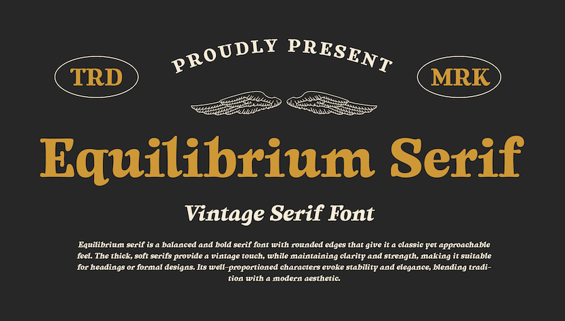 Equilibrium Serif PERSONAL USE