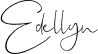 Edellyn handwritten