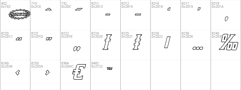 Earthrealm Outline Italic