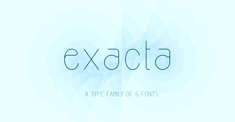 Exacta Medium Italic Font