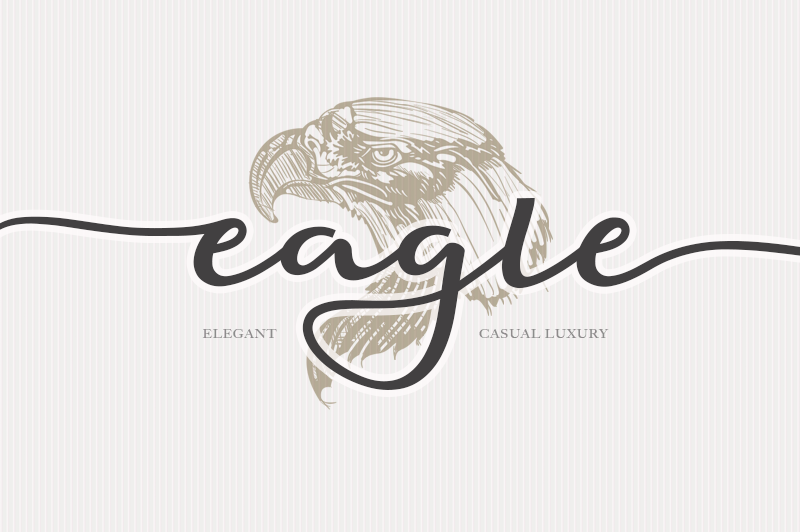 eagle script style