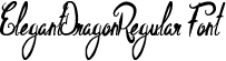 ElegantDragonRegular Font