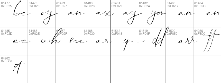 Estella script style