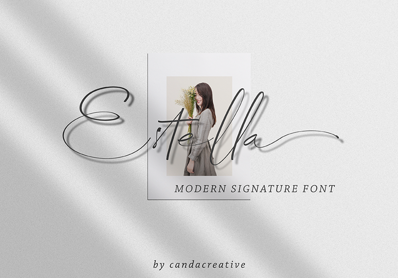 Estella script style