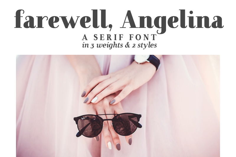 Farewell Angelina Sample